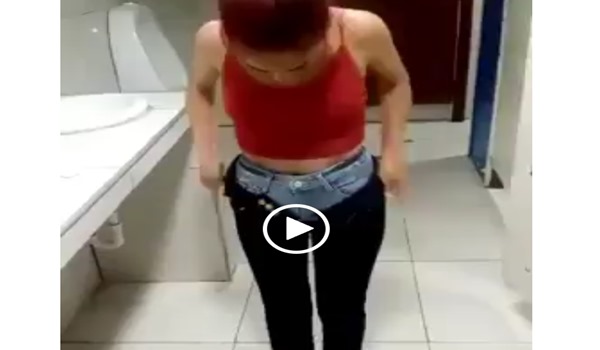 Quem adivinhar por que ela fez isso, ganha um doce